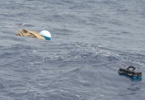 Drifting buoy deployed. Courtesy Tsunami Debris Project