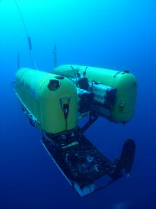 WHOI’s deep-submergence vehicle, Nereus, will collect samples and stream live video. Credit: WHOI.