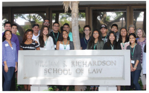Richardson Law and Justice Summer Program participants last year.