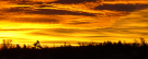 Illustration of clouds in the atmosphere over open landscape