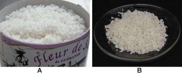 <p><strong>SF Fig. 2.5.</strong> (<strong>A</strong>) <em>Fleur de sel</em> (<strong>B</strong>) <em>Sel gris</em></p>
