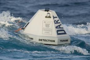 <p><strong>Fig. 2.19.</strong> A National Oceanic and Atmospheric Administration (NOAA) buoy used to detect changes in wave height. This buoy is used to monitor tsunami activity.</p>
