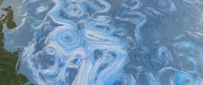 <p><strong>Fig. 2.5. </strong>(<strong>A</strong>) A model is used to visualize currents off of the coast of Florida.</p>
