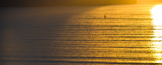 Image of a relatvely calm sea states, the swell off the coast of Lyttelton New Zealand