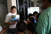 <p><strong>Fig. 2.11.</strong> (<strong>A</strong>) A scientist presenting her research at the 2013 School of Ocean and Earth Science and Technology (SOEST) open house at the University of Hawai‘i at Mānoa.</p>