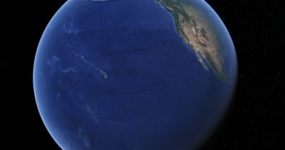 <p>Fig. 3. The view of Hawaii from space shows the abundance of water on Earth.</p>