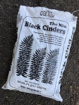 <p>Fig. 2. Black cinder works well as a root structural support for a hydroponic system.</p>